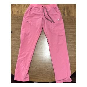 Figs Yola Skinny Scrub Pant-S-Pink